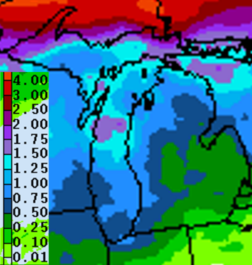 Precipitation forecast for Sept. 15-22.